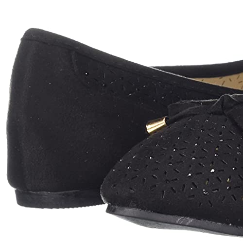 Image of Max Solid Bow Detail Ballerinas