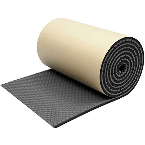 SILOLA Rollos de Aislamiento ac�stico Negro de 10 Metros Cuadrados, Espesar, Duradero, Absorbente de Sonido, Sala de Piano, t�mpano, Paneles ac�sticos, Puerta, Dormitorio, decoraci�n, Arte de Pared
