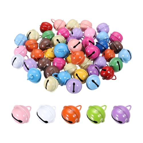 PATIKIL Petites clochettes 18mm colorées, 30 pièces noël décoration
