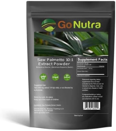Go Nutra Saw Palmetto Extract Powder 10:1 Strength | 4 oz.