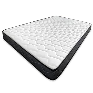 amuéblate online Reversible Matratze, 80 x 180 cm, ideal für Ausziehbetten oder Etagenbetten, milbendicht, antibakteriell und hypoallergen