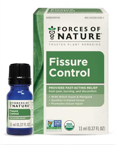 Forces of Nature Fissure Control, Organic Homeopathic Treatment with Witch Hazel