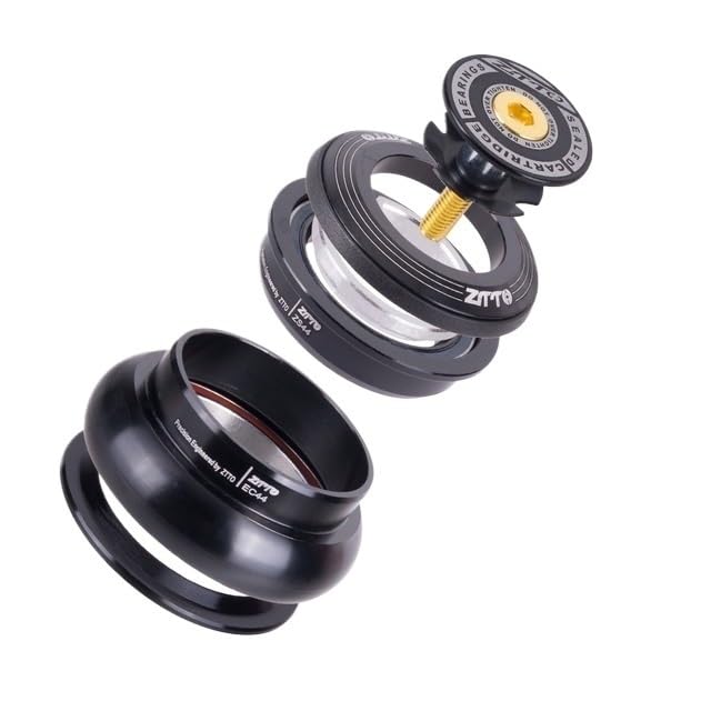 Casque de vélo VTT 44mm pour cadre droit et fourche conique - Jeu de direction 1 1/8 1.5
