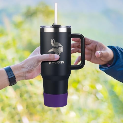 Image of The Memory Company Officially Licensed NFL - Minnesota Vikings 46oz Game Day Tumbler with Laser Engraved Team Logo