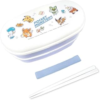 カミオジャパン ポケットモンスター 楕円レンジ2段ランチボックス ENJOY SWEETS 弁当箱 べんとう箱 ランチ 051149