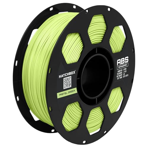 Filament 3D ABS vert HATCHBOX 1.75 mm pour une finition de surface lisse
