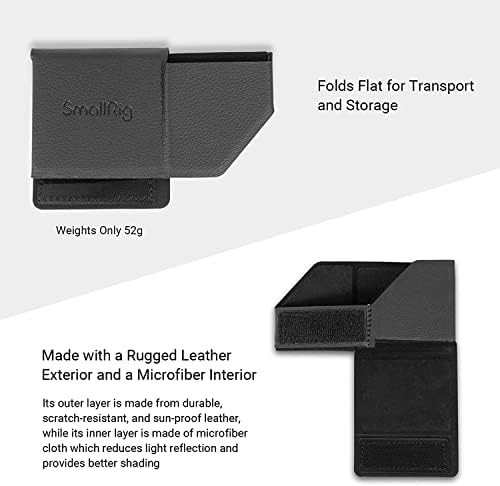 SMALLRIG LCD Screen Hood Sunhood Sunshade for Sony Alpha 7 IV(A7 IV) / Alpha 7S III(A7S III A7S 3) / Alpha 7C (A7C) / ZV-1 (ZV 1) / ZV1-F/ZV-E10 / FX3-3206