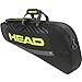 Head Ti. Instinct Comp + Ti. Instinct Supreme Tennis Racquet Mixed Doubles Bundle w a Head Base 3R Tennis Racquet Bag S (Black/Yellow)