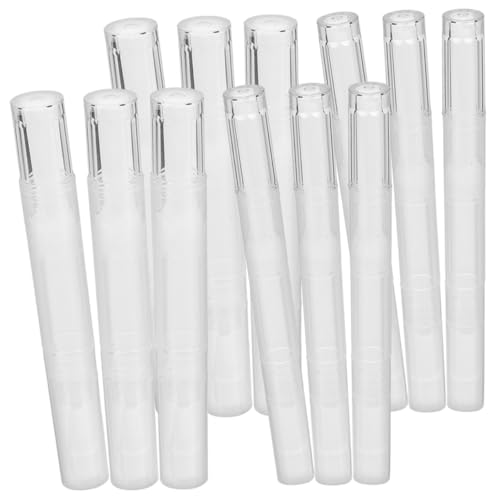 PACKOVE 12pezzi Pezzi Pennino per Olio per Unghie Vuoto Contenitore per Lucidalabbra Pennini Vuoti per Olio per Unghie Strumento per Nail Art Applicatore