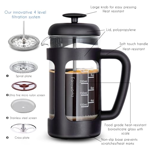 Easyworkz フレンチプレス 350ml ブラック