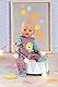 Dolly Moda 870747 Strampler 30cm, 2 assorted