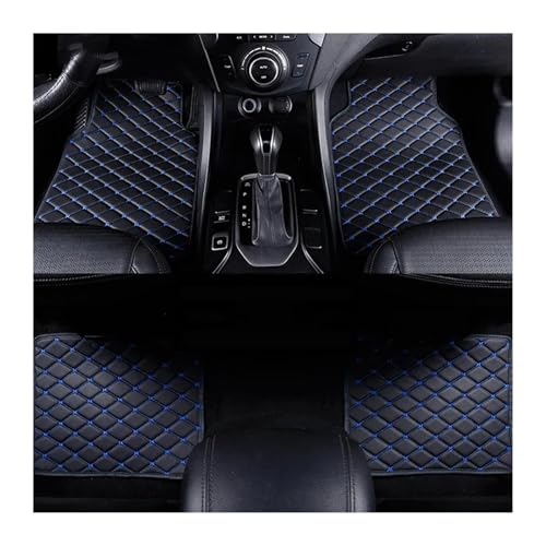 Tapis de sol voiture universel 4 pièces noir blanc accessoire protection Audi Q3 Q5 SQ5