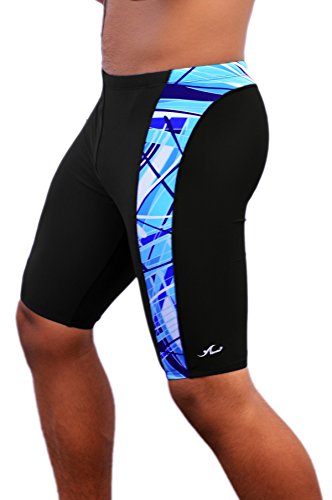 Adoretex Boy's/Men's Printed Pro Athletic Jammer Swimsuit Swim Shorts