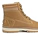 Athlefit Hiking Boots for Men Casual Combat Boots Lace up Low Heel Comfortable Ankle Booties Camel Size 12