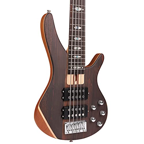 Basse électrique 5 cordes pleine taille P basse kit pour débutants noir avec sac de concert, sangle de guitare et câble de guitare (5) - Les Beatles, Paul McCartney, John Lennon, RIngo Starr, George Harrison Basse électrique 5 cordes pleine taille P basse kit pour débutants noir avec sac de concert, sangle de guitare et câble de guitare (5) – Image 4