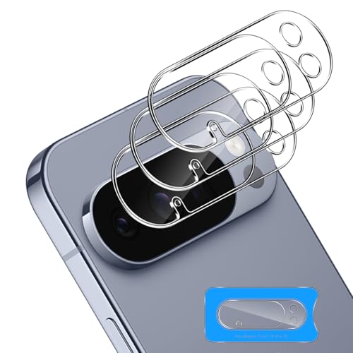 Aerku Cámara Trasera Lente Protector de Pantalla para Google Pixel 10 Pro XL [3 Piezas],HD Sin Burbujas Cristal Templado Cámara Protector [Transparente]