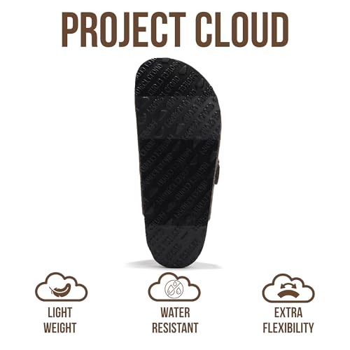 Image of Project Cloud 100% Genuine Leather Footbed Clogs for Women - Memory Foam Arch Support Slippers for Women - Trendy Slip-ons Women's Mules & Clogs Sandals
