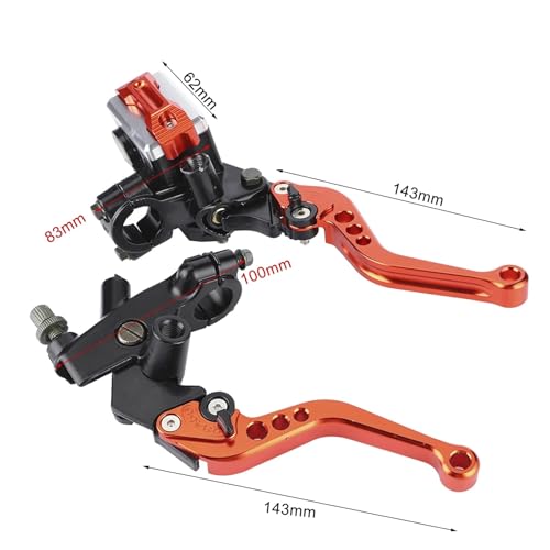 Levier d'embrayage fatigué ? Commandes de frein moto universelles 22mm