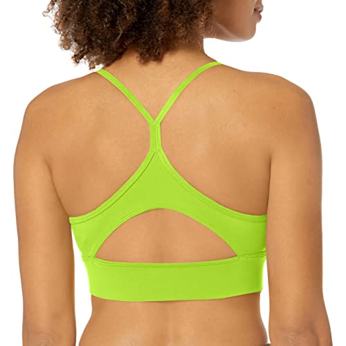 Image of Reebok Women's Satin 91% PES /9% El-Interlock-Hydrophilic Finish /Print-Digital Sublimation-Disperse Classic Workout Sports Bra