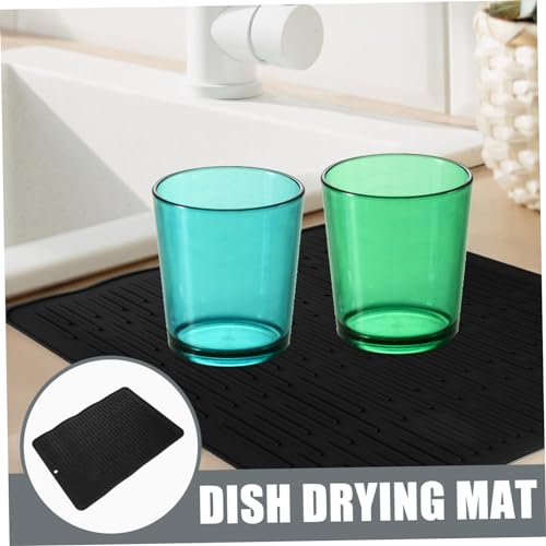 Alfombrilla de silicona escurridor de cuencos ideal para optimizar tu cocina 8
