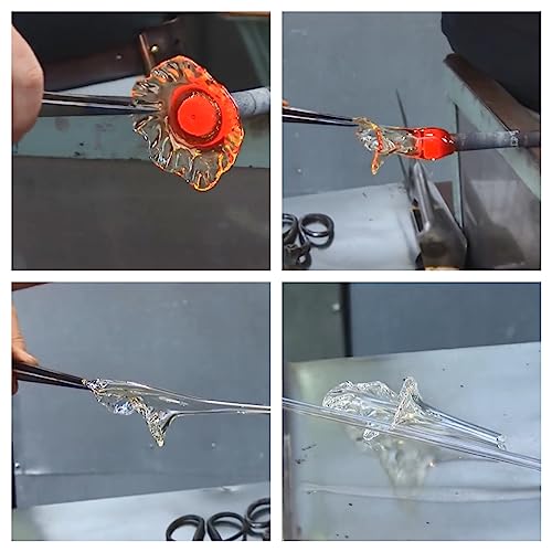 Nisorpa 20-0064 12 Pack Borosilicate Glass Tubing 12 Inch Industrial Glass Blowing Tube 8Mm Od 1.1Mm Thick Wall Clear Pipe thumb #4