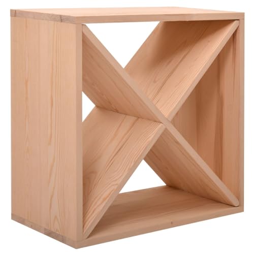 Lapday 24-Bottle Modular Wood Wine Rack - Stackable Storage