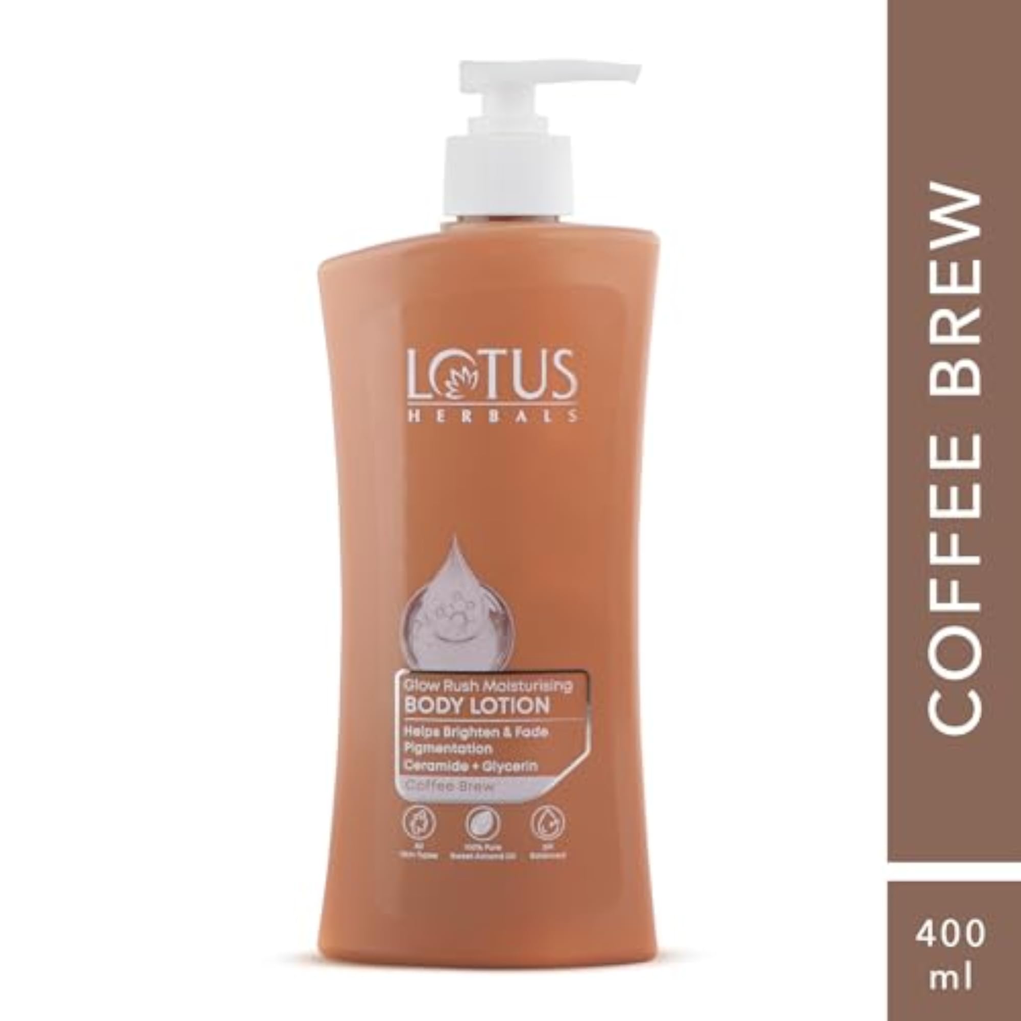 Glow Rush Moisturising Body Lotion, Brightening & Nourishing