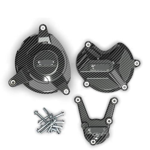 Couvercle protection moteur S1000RR 2009-2016 kit complet noir 3 pièces