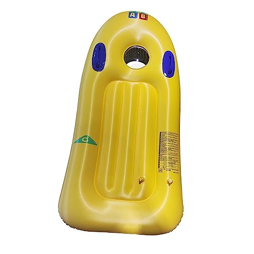 F Fityle Surf Kickboard Tabla de Surf Inflable con Asas Juguetes de Verano Tablas inflables Flotador de Piscina para Surf Niñas Diversión en