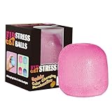Fidget Toys Stressbälle für Kinder & Erwachsene - Sonnenlicht-farbenänderndes Malzsirup-Squishy, Langsame Rückkehr-Gelball, Sensorik Fidget Toy Light Change Stress Ball (Pink)