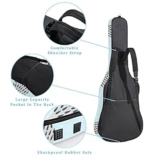 Housse de guitare en tissu Oxford imperméable pour enfant avec bandoulière réglable - Les Beatles, Paul McCartney, John Lennon, RIngo Starr, George Harrison Housse de guitare en tissu Oxford imperméable pour enfant avec bandoulière réglable – Image 3