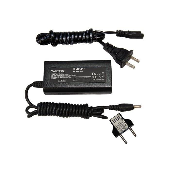 HQRP AC Power Adapter Cord Compatible with Kodak EasyShare Z1085 is, Z1275, Z1285, Z1485 is Digital Camera (incl. USA Plug & Euro Adapter)