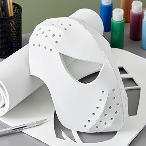 White EVA Foam Sheets Roll for Cosplay Costumes Crafts DIY Projects (5mm 13.75 x 38.9 in)
