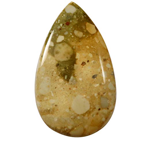 Cabochon de jaspe naturel en vrac de 21,05 carats pour réparer ou créer un bijou unique