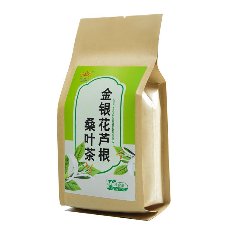 5g * 30 Bolsitas Té De Madreselva Orgánico Chino Bolsitas De Tee De Raíz De Caña Sabor Refrescante Bolsitas De Tea De Flores Y Frutas Cold Brew