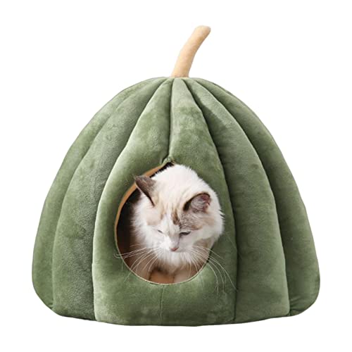 Gato Iglu,Barraca de gato bonito com travesseiro almofadado lavável removível | Cama de animal de es