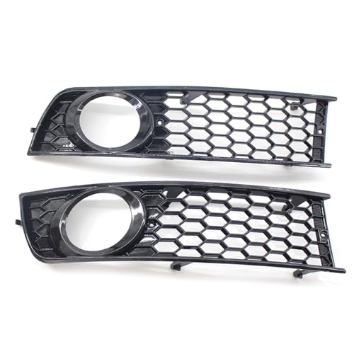 Grilles de pare-chocs avant A4 B6 Berline 2002-2005 en nid d'abeille gauche et droite