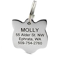 Algopix Similar Product 10 - GoTags Cat ID Tag Personalized Cat