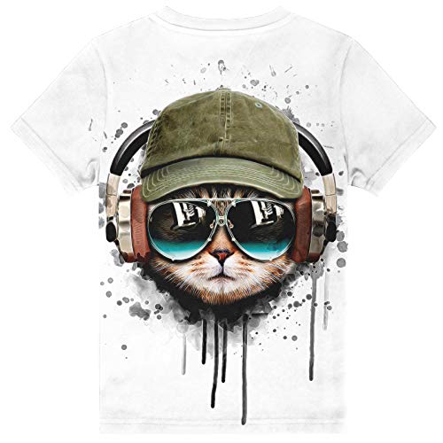 Hgvoetty Kids T-Shirt Funny Boys Tees Shirts Novelty 3D Aniaml Graphic Top Shirts For Girls 6-8 Years #TOP1