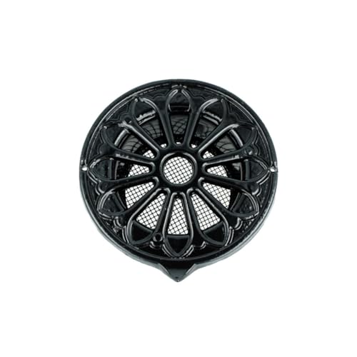 Rejilla de ventilación MS Beschläge, estilo vintage, con protección contra insectos, para entrada y salida de aire, aspecto antiguo, rejilla de ventilación, botella de goteo, rejilla para fachada