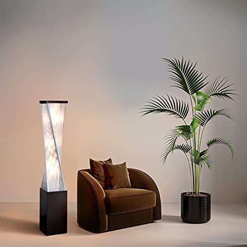 Nova Of California 11038 Torque Contemporary Accent Floor Lamp, One Size Standing Lamp For Bedroom, Living Room Lamp, Arc Floor Lamps, And Light For Led Floor Lamp Office Home Living Room Bedroom, Dark Brown #TOP1