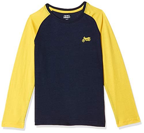 Image of Amazon Brand - Jam & Honey Boy's Regular Fit T-Shirt (Pack of 2)