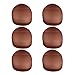 6 pieces Wig Caps Dark Brown Stocking Nylon Wig Caps for Women Mesh Wig Cap (Dark Brown)