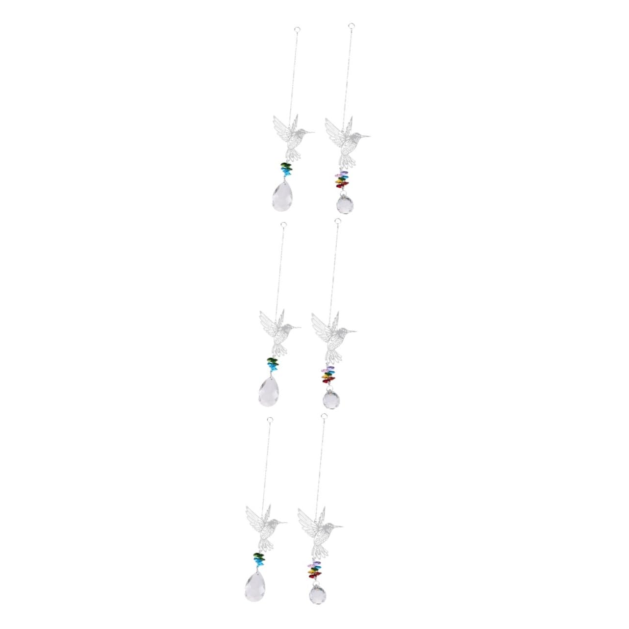 Pendentifs décorations suspendues TOYANDONA | Lot de 6 ornements de fête pour ambiance joyeuse