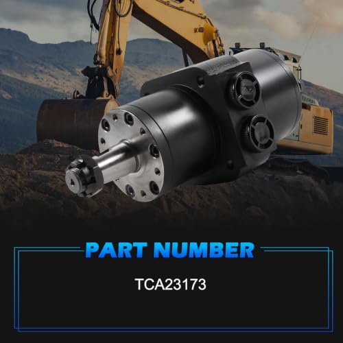 Image of | TCA23173 | Hydraulic Drive Motor | Direct Replacement for Quik-Trak 648R 652B 652E 652R 661R Series | Cast Iron High Torque | 4-Hole Flange |