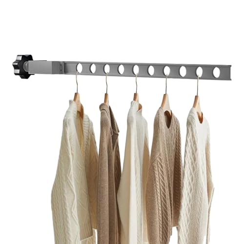 ランドリーハンガー 乾燥機ラック、衣類乾燥ラック, ハンガーラック乾燥機ハンガー乾燥ラック安定した衣類乾燥ラック, 窓枠衣類乾燥ラック、パンチフリー壁掛け衣類乾燥ラック、洗濯用頑丈乾燥ラック