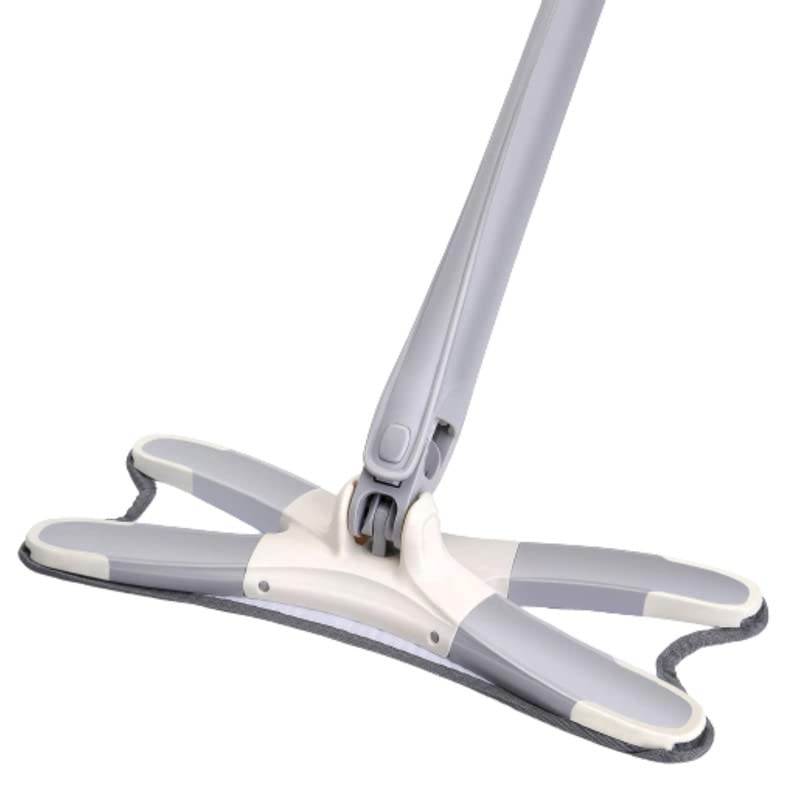 Image of Drumstone (10 Years Warranty) X-Type Microfiber Mop for Floor Cleaning, Hand-Free Wash Self Wringing Flat Mop, 360 Degree Dry /Wet Mop for Home Kitchen Hardwood Laminate Wood Tile Floors