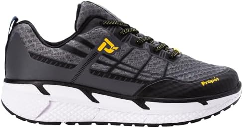 Propét Men's Ultra Running Shoe, Grey/Black, 8.5 XX-Wide US | Image 3
