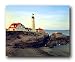 Portland Maine Lighthouse Scenic Landscape Nature Decor Art Print Poster (16x20)