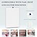 2 Pack Nail Dust Collector Replacement Filters Reusable Nail Dust Vacuum Fan Extractor Refill Filter for Nail Electric Suction Machine Manicure Tools Salon Home Use